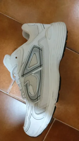 Zapatillas Dior B30 Blancas y Plateadas
