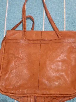 Bolso artesanal cuero Marroquí