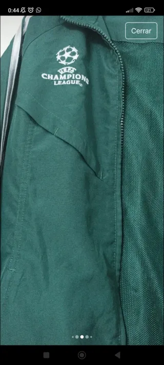 Chaqueta Real Madrid Champions League  11-12años