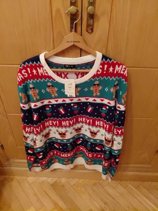 Jersey Navideño Carrefour.