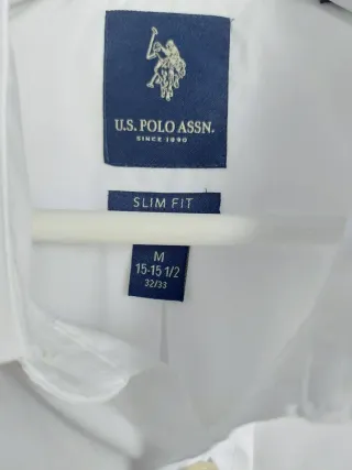 US Polo Assn. Camisa Blanca Manga larga