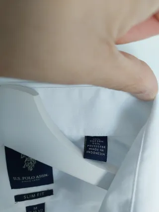 US Polo Assn. Camisa Blanca Manga larga