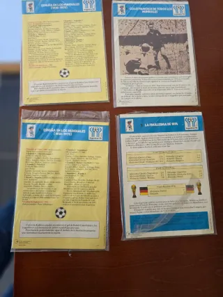 Lote 6 Kalkitos Mundiales Fútbol (5 sin abrir)