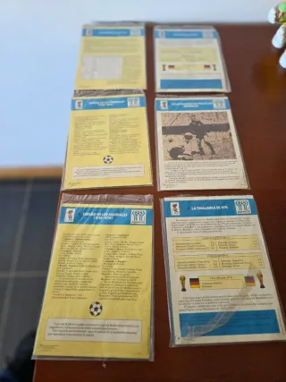 Lote 6 Kalkitos Mundiales Fútbol (5 sin abrir)