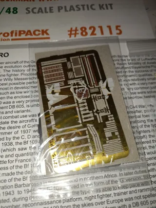 Aereo Kit Bf 109F-4 Eduard Profipack 1/48