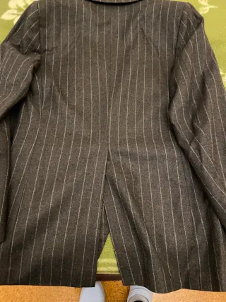 Traje de Raya Vintage Gris