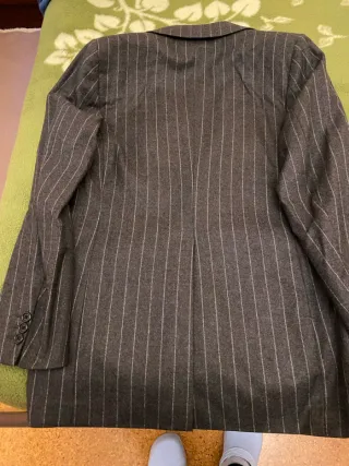 Traje de Raya Vintage Gris