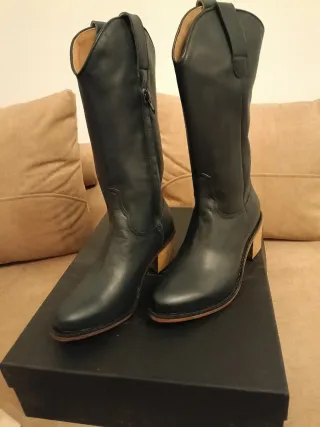Botas de mujer azul Talla 37