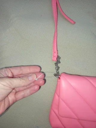 Bolso rosa acolchado Primark