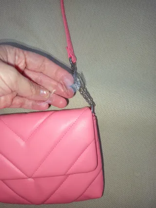 Bolso rosa acolchado Primark