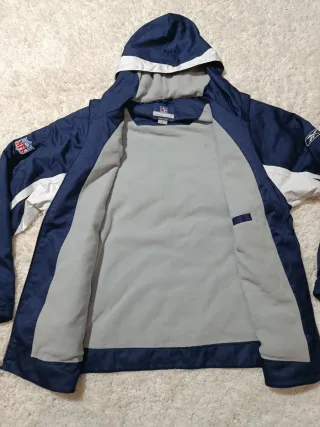 Giacca NFL REEBOK Uomo Blu Bianco