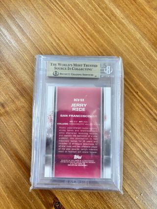 Carta Jerry Rice 2024 Topps 9.5 Gem Mint