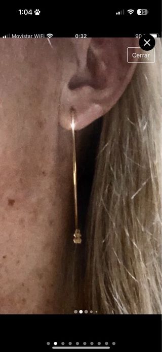 Pendientes aro Tous 18k