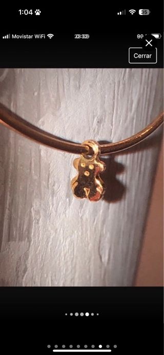 Pendientes aro Tous 18k