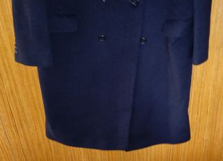 Abrigo largo lana Greenwoods azul