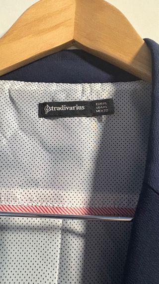 Americana azul Stradivarius