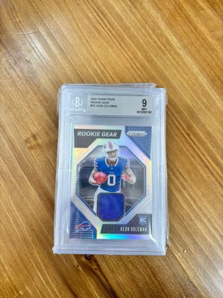 Carta Keon Coleman 2024 Panini Prizm Rookie