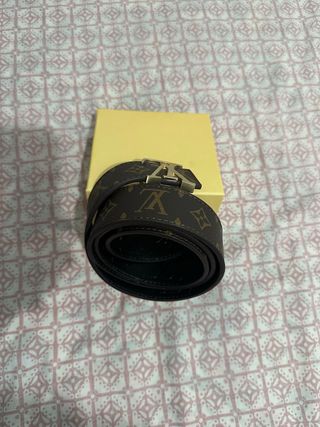 Cinturón Louis Vuitton Marrone e Dorato