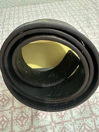 Cinturón Louis Vuitton Marrone e Dorato