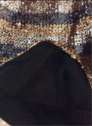 Vestido Lentejuelas Elástico Talla Sin Estrenar