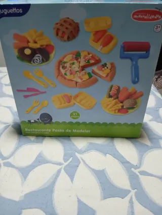 Set de moldes plastilina restaurante