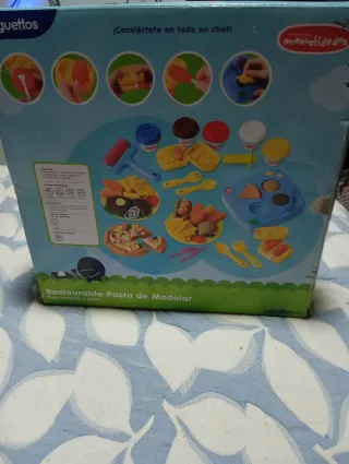 Set de moldes plastilina restaurante