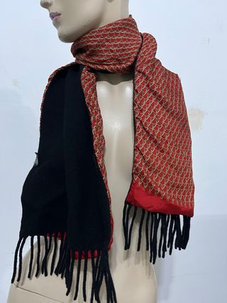 Bufanda Frangí Vintage Lana y Seda