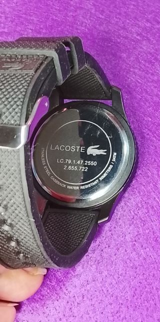 Reloj Lacoste Negro Sport