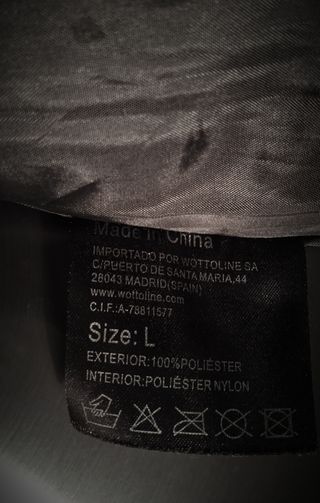 Abrigo Panama Jack Negro T.L.