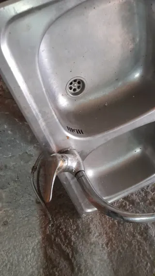 Fregadero doble 80x51 cm