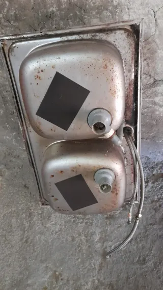 Fregadero doble 80x51 cm