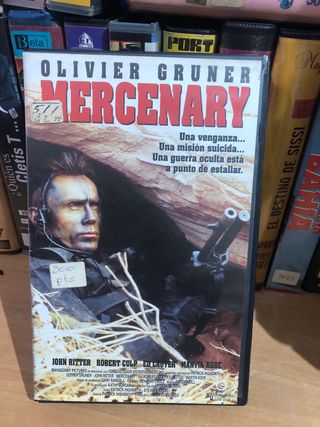 VHS Mercenary Olivier Gruner Español