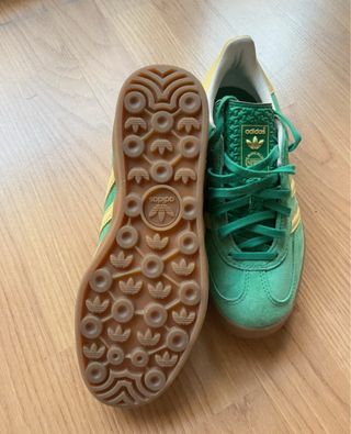 Adidas Gazelle Verde/Amarillo Talla 38