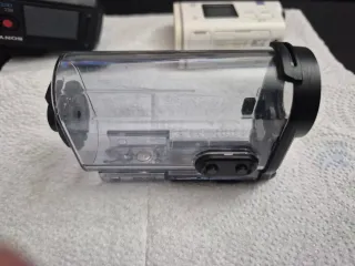 Cámara de acción Sony blanca