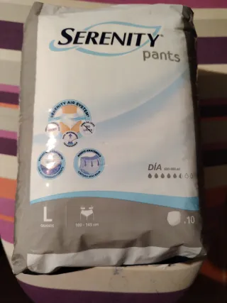 Lote 4 paquetes Serenity Talla L