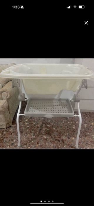 Bañera y cambiador para bebé