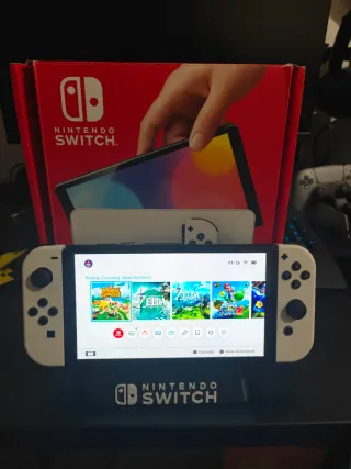 23 giochi + Nintendo Switch OLED Bianca + 256gb