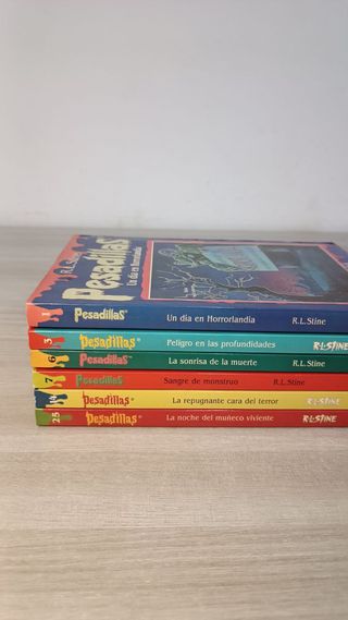 Lote de libros de pesadillas RL Stine