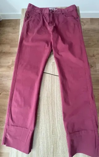 Pantalón recto Lois hombre fucsia