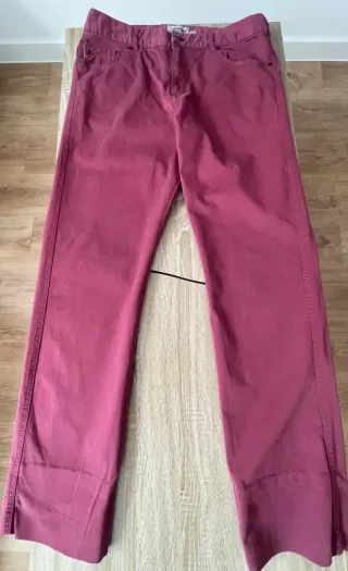 Pantalón recto Lois hombre fucsia