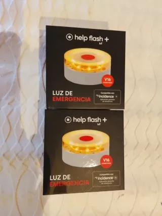 Pack 2 Luces de Emergencia Help Flash IoT V16