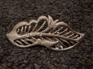 Lote 5 Pinzas para el Pelo Doradas