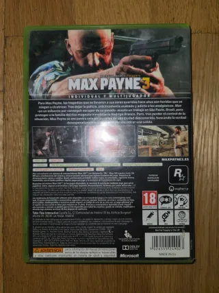 Max Payne 3 Xbox 360