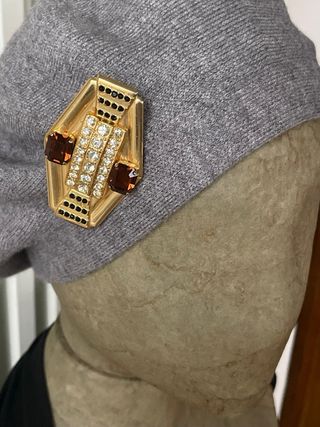 Spilla vintage grande anni '80/'90