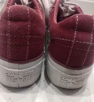 Converse One Star Plataforma Rojas