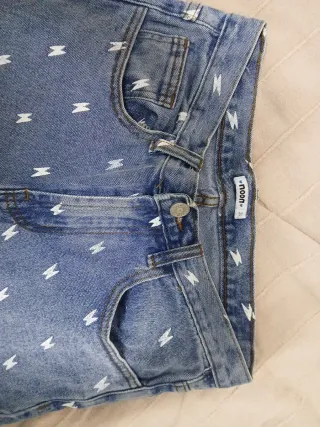 Vaqueros Noon Rayos Talla 34