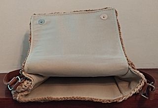 Bolso de mano tejido