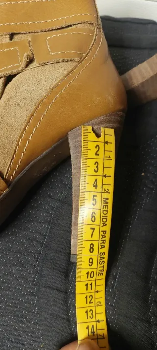 Botines Zara Piel Talla 38