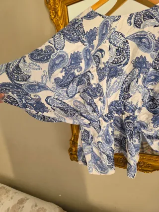 Blusa Retro Paisley T.S a L