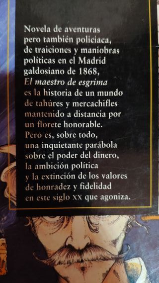 Libro Edicion Bolsillo, El Maestro De Esgrima